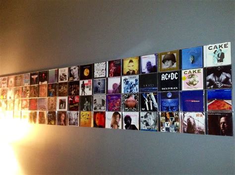Cd Wall Art With 3m Adhesive Strips
