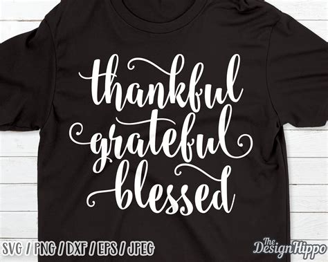 Thankful grateful and blessed svg, Thankful svg, Fall svg, Thanksgiving svg, Blessed svg ...