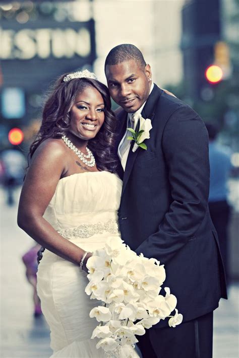 Beautiful African American Wedding Couple