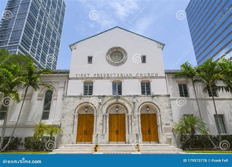 First Presbyterian Church In Downtown Miami Miami Florida Editorial