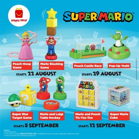 Recycle our happy meal® box with your child into their favourite animal! McDonald's Happy Meal FREE Super Mario Toys (22 August ...