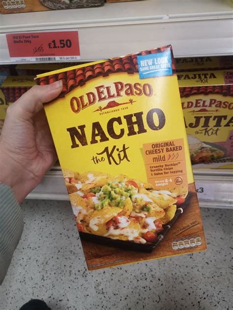 Old El Paso Original Nacho Kit 505g Vegan Food Uk