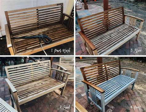 How To Refinish Old Outdoor Wood Furniture And Give It A New Life