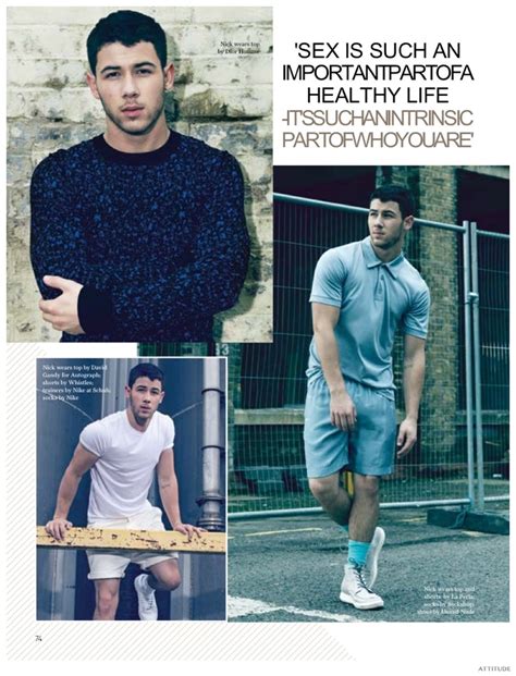 Nick Jonas Sports Active Styles For Attitude Cover Photo Shoot The Fashionisto