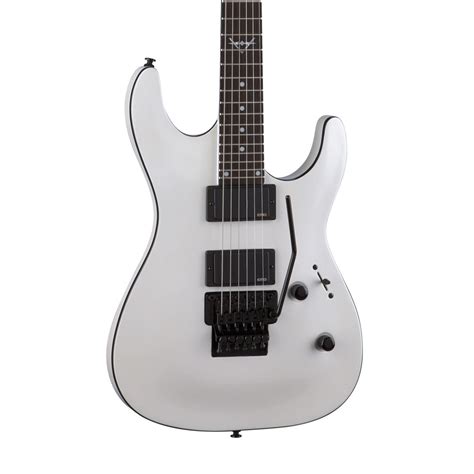 Disc Dean Custom 550 Floyd Rose Electric Guitar Metallic White At