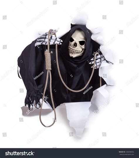 Grim Reaper Offers Executioner Noose Stock Photo 230098456 Shutterstock