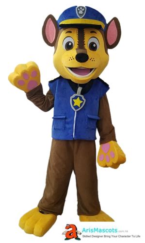 Paw Patrol Chase Mascot Costume For Adultscustom Made Mascots For