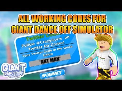 The most competitive simulator on roblox! ALL CODES🕺Giant Dance Off Simulator All Codes | 500,000 ...