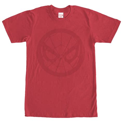 Mens Marvel Spider Man Mask Circle T Shirt Fifth Sun