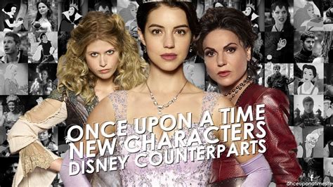 Once Upon A Time Characters Disney Counterparts Youtube