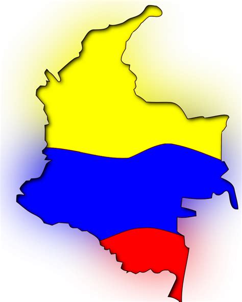 Mapa De Colombia Clipart Clipground