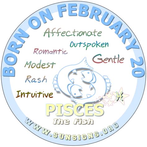 February 20 Zodiac Is Pisces Full Horoscope Personality