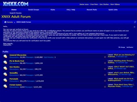 XNXX Forum And More Porn Forums