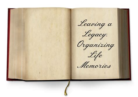 Leaving A Legacy: Finding Meaning - A Place for Mom | Leaving a legacy, Life organization, Legacy