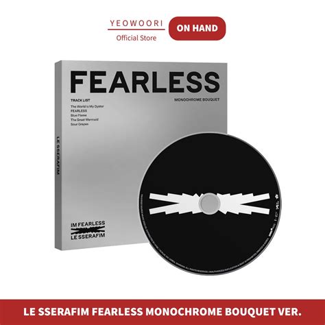 Le Sserafim Fearless 1st Mini Album Monochrome Bouquet Ver [sealed] Shopee Philippines