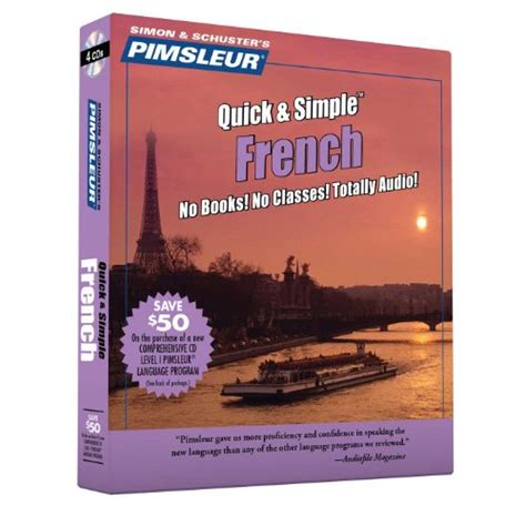 Pimsleur French Quick And Simple Course Level 1 Lessons 1 8 Cd Learn
