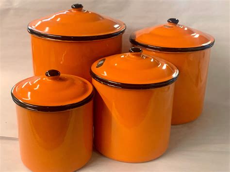 10 Recommendation For Orange Kitchen Canister Set
