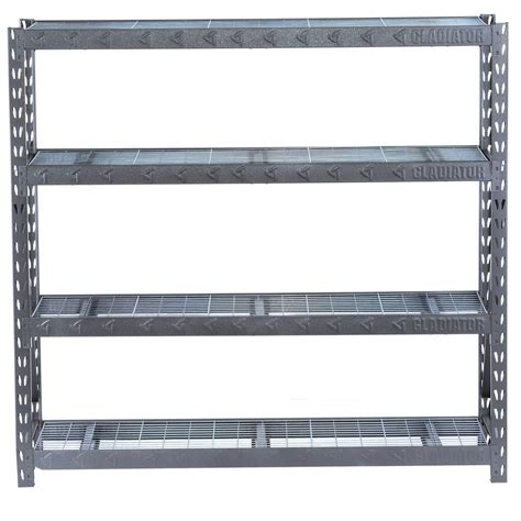 Maybe you would like to learn more about one of these? Gladiator 73 in. H x 77 in. W x 24 in. D 4-Shelf Welded ...