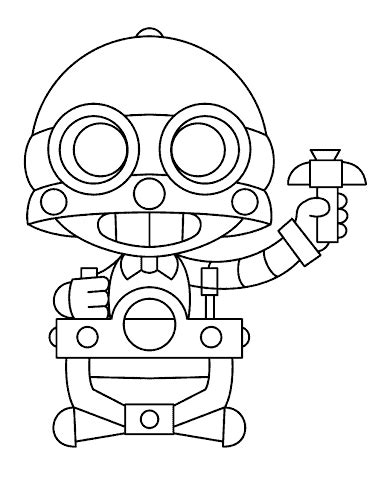Je bent een personage uit een van de categorieën: brawl stars 11 - TopKleurplaat.nl