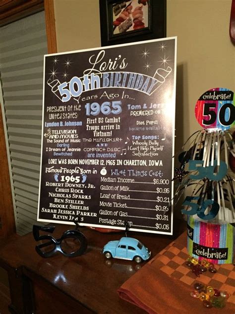 Great 50th birthday games, food ideas, and more! Top 50th Birthday Ideas for Men and Women