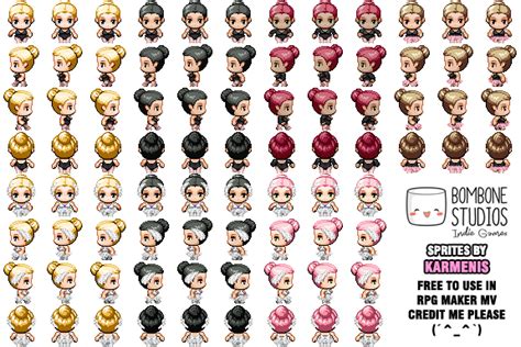 Ballerina Sprite Rpg Tileset Free Curated Assets For