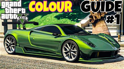 Gta V Ultimate Colour Guide 15 Awesome Colour Combinations Youtube