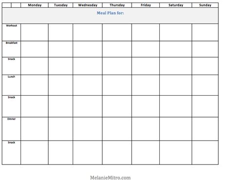 Then give the form to ms. Committed to Get Fit: Melanie Mitro's Weekly Clean Eating ...
