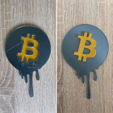 Stl File Bitcoin Dripping・3d Printing Model To Download・cults