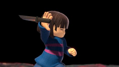 Mii Sword Fighter Undertale Frisk Super Smash Bros Ultimate Mods