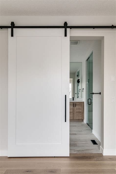 White barn door