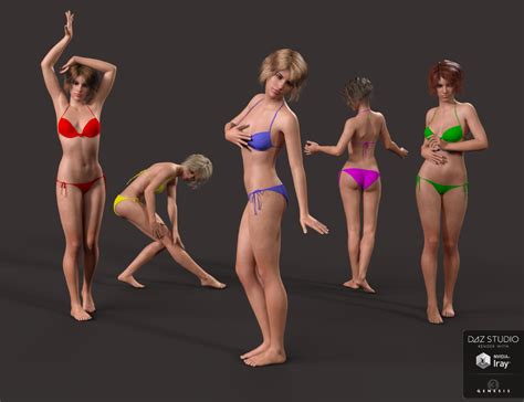 Perfect 10 Standing Poses For Genesis 3 Female S Daz 3D