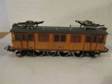 Märklin H0 3670 Model Train Passenger Carriage 1 Swedish Wooden