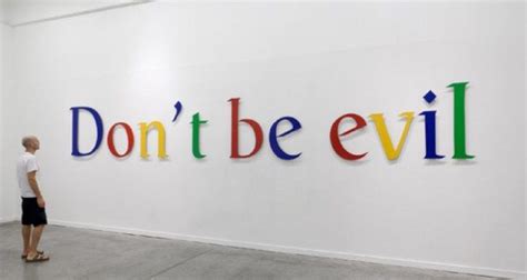 Learn how it looked initially, and how it evolved together with the google enterprise. Google's "Don't Be Evil" Slogan Goes Further | eTeknix