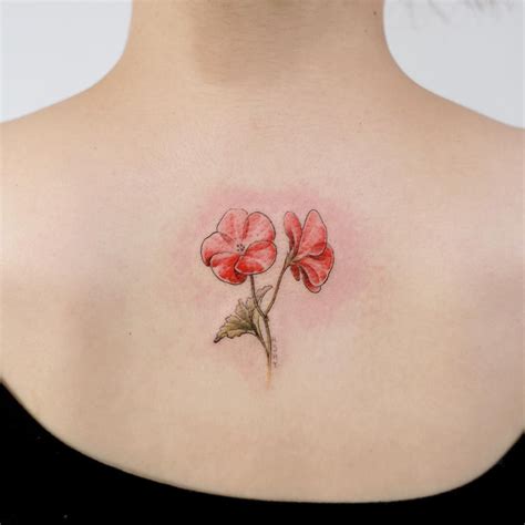 Pin By Tina Linn On Tattoo Ideas Geranium Tattoo Tattoos Flower