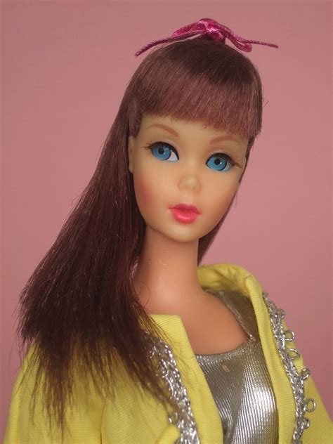 Vhtf Vintage Barbie Black Cherry Tnt In Vintage Barbie Outfit Siver Polish 1969 Ebay Vintage