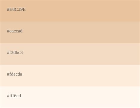 Beige Palettes Codes Combinations And Schemes