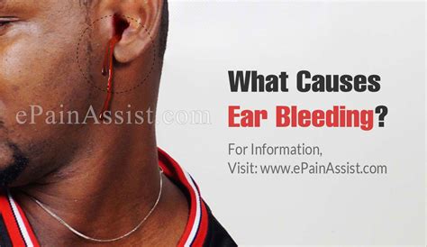 What Causes Ear Bleeding And What To Do About It