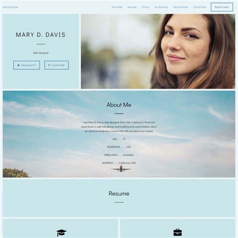 amazing web designer portfolio website templates examples