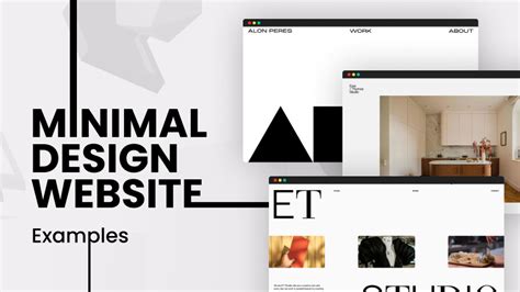 Truly Minimal Design Website Examples
