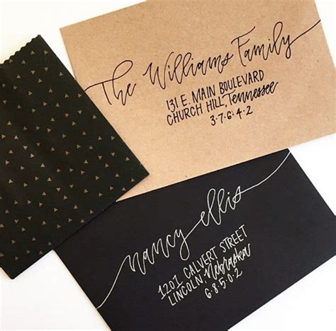 These Hand Lettered Wedding Envelopes Will Give You Calligraphy Envy