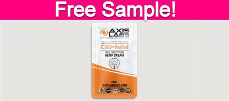 Free Sample By Mail Of Cbd Relief Cream Free Samples By Mail