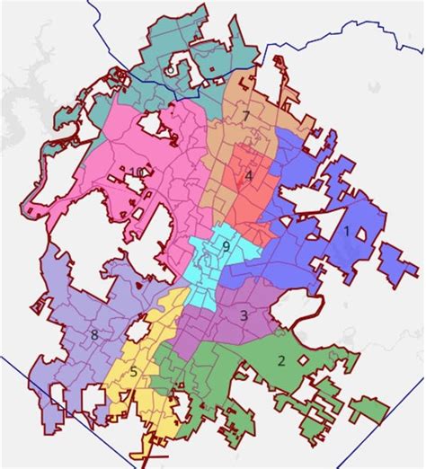 Preliminary Map Calls For Changes To Austin City Council Districts