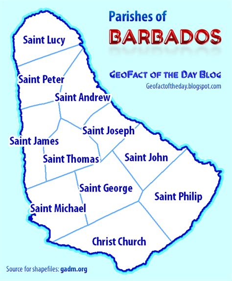 Geofact Of The Day Parishes Of Barbados