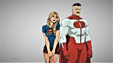 Supergirl In Love Supergirl Nexus Omni Man Crush Fan Art Dc
