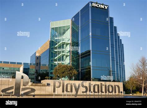 The Sony Playstation Logo Is Seen At Sony Interactive Entertainment