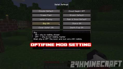 Optifine Hd 112111211021710 Fps Boost Shaders Minecraft