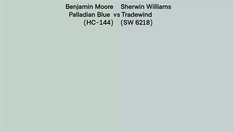 Benjamin Moore Palladian Blue Hc Vs Sherwin Williams Tradewind