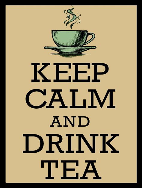 Keep Calm And Drink Tea Retro Metal Signplaque Wall Vintage T Ebay
