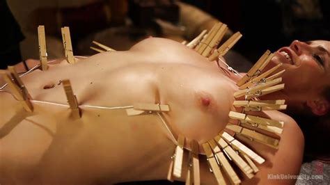 Clothespin Torture On Female BDSM Fetish