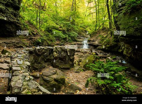Parfreys Glen Waterfall Hi Res Stock Photography And Images Alamy